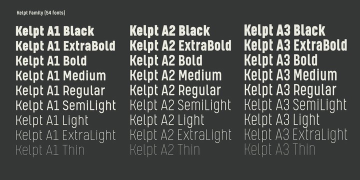 Пример шрифта Kelpt A2 Black